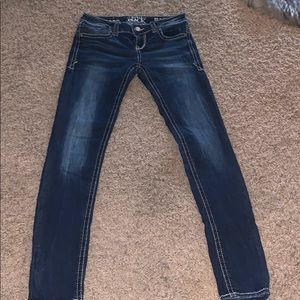 Buckle Black Skinny Jeans